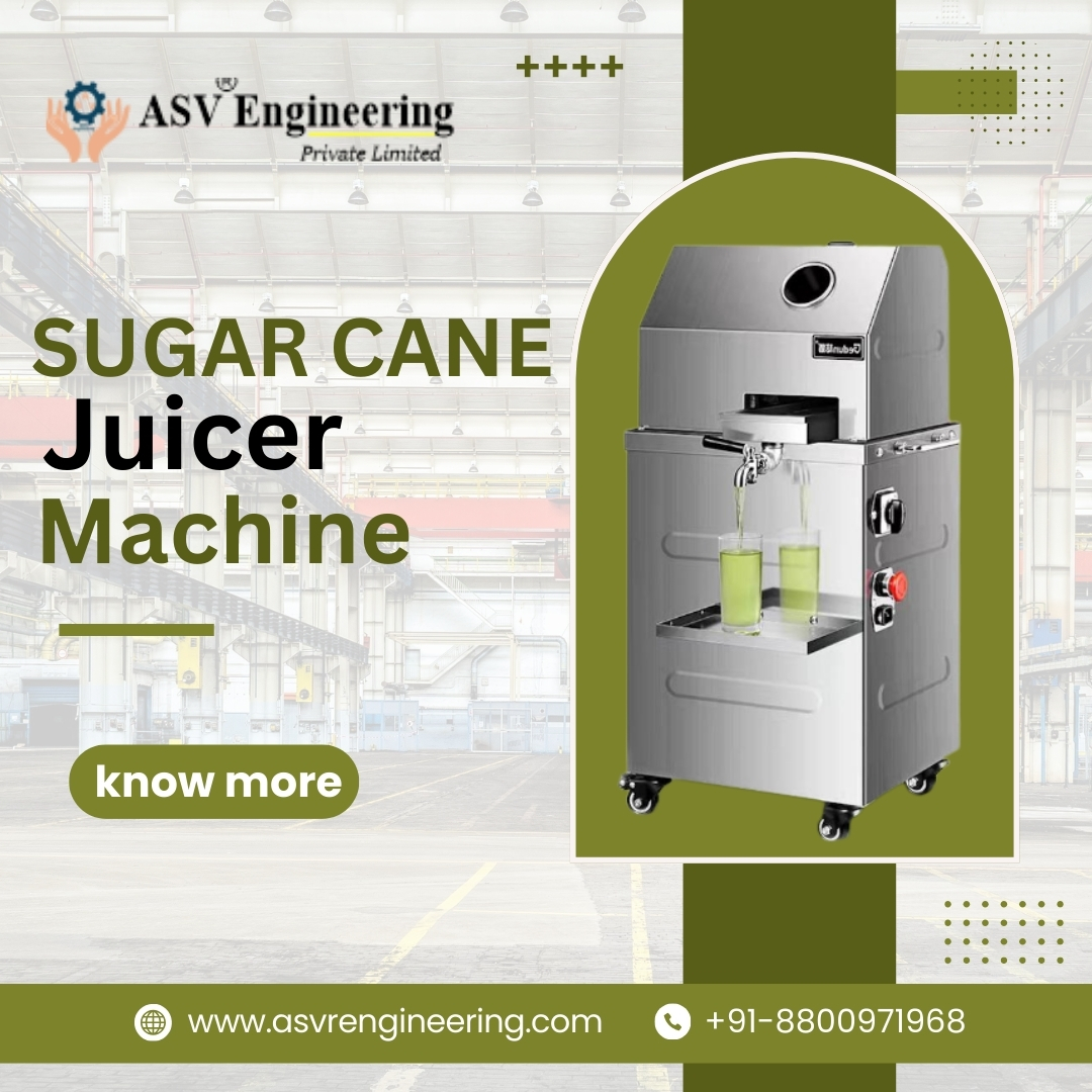 Automatic Sugarcane Juice Machine